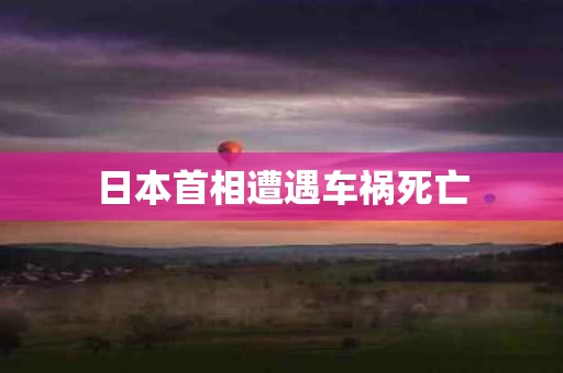 日本首相遭遇车祸死亡