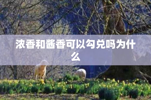 浓香和酱香可以勾兑吗为什么