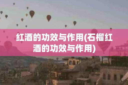 红酒的功效与作用(石榴红酒的功效与作用)