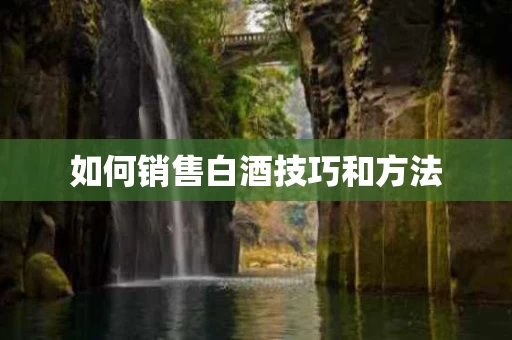 如何销售白酒技巧和方法