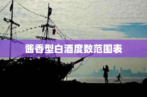 酱香型白酒度数范围表