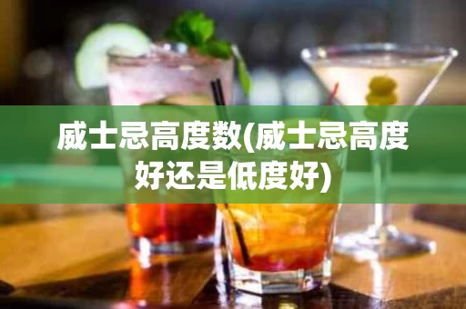 威士忌高度数(威士忌高度好还是低度好)