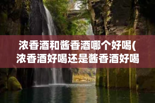 浓香酒和酱香酒哪个好喝(浓香酒好喝还是酱香酒好喝)