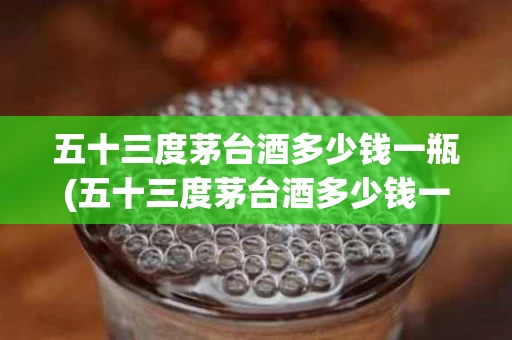 五十三度茅台酒多少钱一瓶(五十三度茅台酒多少钱一瓶2013)