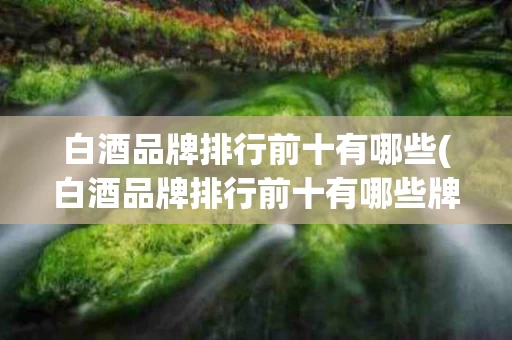白酒品牌排行前十有哪些(白酒品牌排行前十有哪些牌子)