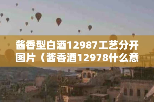 酱香型白酒12987工艺分开图片（酱香酒12978什么意思）