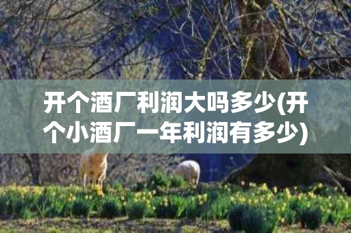 开个酒厂利润大吗多少(开个小酒厂一年利润有多少)