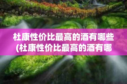 杜康性价比最高的酒有哪些(杜康性价比最高的酒有哪些款)