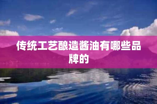 传统工艺酿造酱油有哪些品牌的