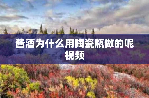 酱酒为什么用陶瓷瓶做的呢视频