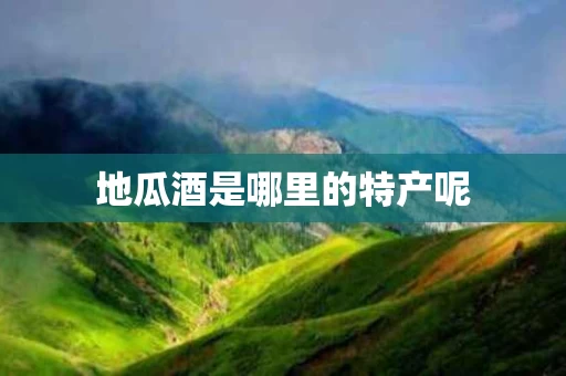 地瓜酒是哪里的特产呢