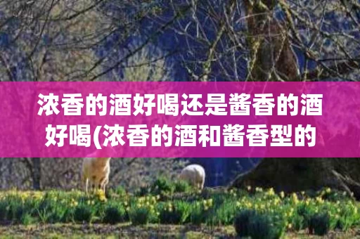 浓香的酒好喝还是酱香的酒好喝(浓香的酒和酱香型的酒哪一种比较好)