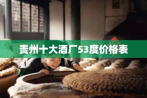 贵州十大酒厂53度价格表
