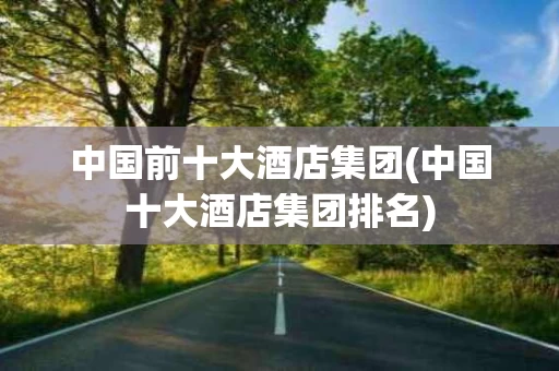 中国前十大酒店集团(中国十大酒店集团排名)