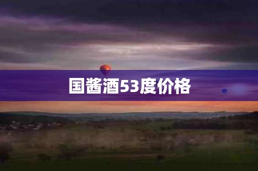 国酱酒53度价格