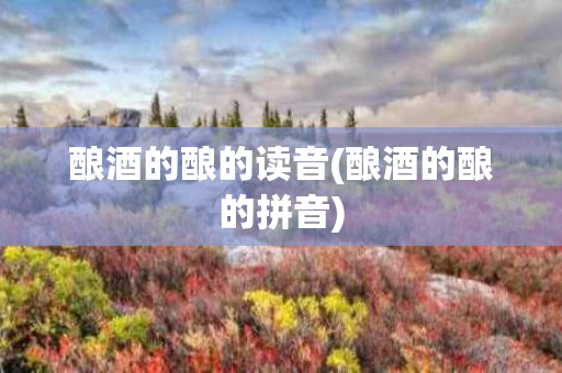 酿酒的酿的读音(酿酒的酿的拼音)