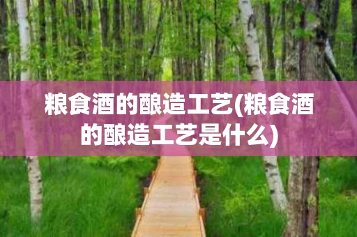 粮食酒的酿造工艺(粮食酒的酿造工艺是什么)
