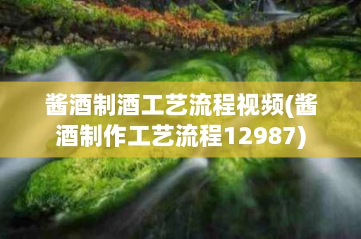 酱酒制酒工艺流程视频(酱酒制作工艺流程12987)