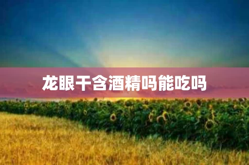龙眼干含酒精吗能吃吗
