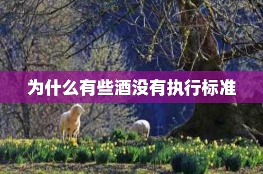 为什么有些酒没有执行标准