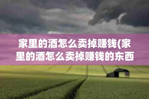 家里的酒怎么卖掉赚钱(家里的酒怎么卖掉赚钱的东西)