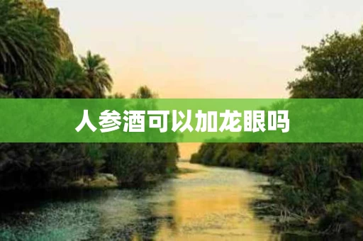 人参酒可以加龙眼吗