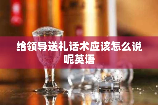 给领导送礼话术应该怎么说呢英语