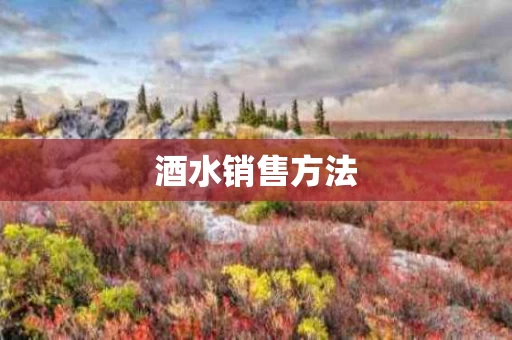 酒水销售方法