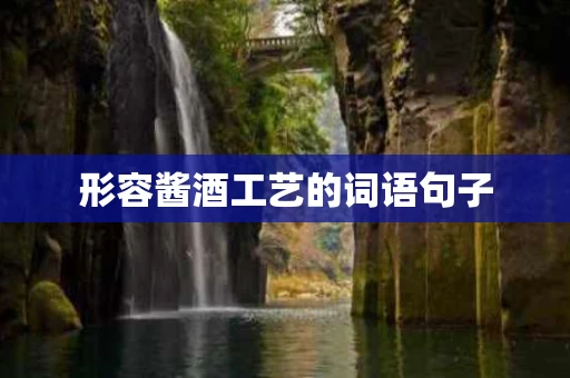 形容酱酒工艺的词语句子