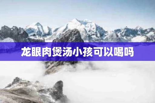龙眼肉煲汤小孩可以喝吗