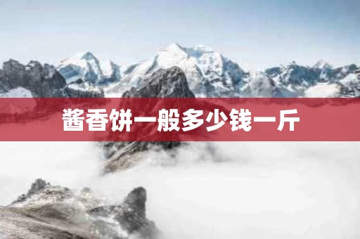 酱香饼一般多少钱一斤