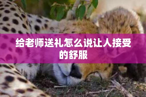 给老师送礼怎么说让人接受的舒服