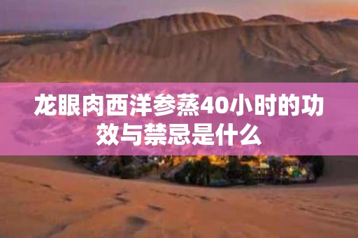 龙眼肉西洋参蒸40小时的功效与禁忌是什么