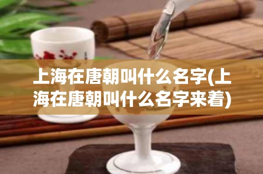 上海在唐朝叫什么名字(上海在唐朝叫什么名字来着)