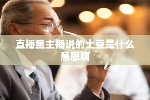 直播里主播说的土豆是什么意思啊