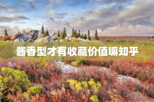 酱香型才有收藏价值嘛知乎