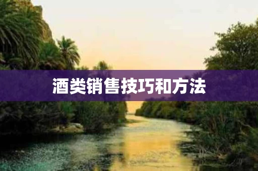 酒类销售技巧和方法