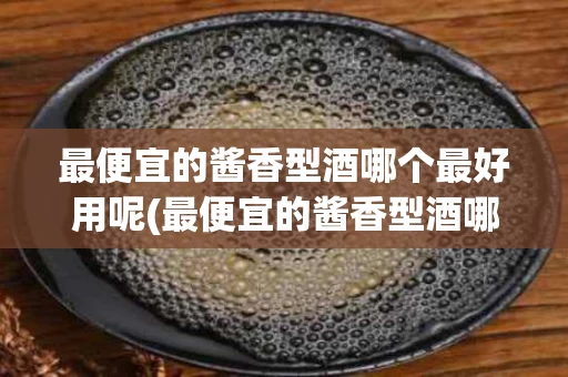 最便宜的酱香型酒哪个最好用呢(最便宜的酱香型酒哪个最好用呢视频)