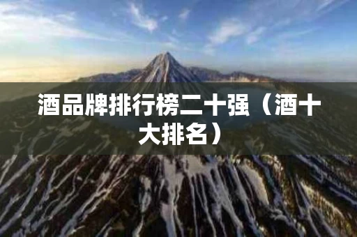 酒品牌排行榜二十强（酒十大排名）