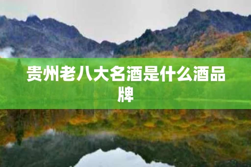 贵州老八大名酒是什么酒品牌