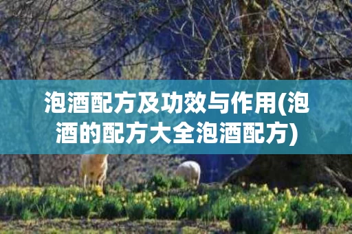 泡酒配方及功效与作用(泡酒的配方大全泡酒配方) 泡酒配方及功效与作用(泡酒的配方大全泡酒配方)