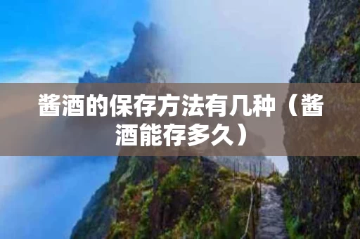 酱酒的保存方法有几种（酱酒能存多久）