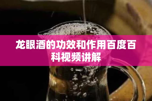 龙眼酒的功效和作用百度百科视频讲解