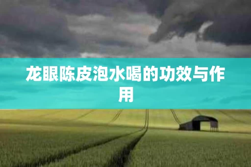 龙眼陈皮泡水喝的功效与作用 龙眼陈皮泡水喝的功效与作用