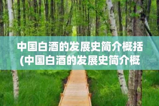 中国白酒的发展史简介概括(中国白酒的发展史简介概括内容)