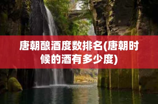 唐朝酿酒度数排名(唐朝时候的酒有多少度)