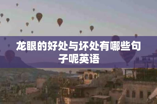 龙眼的好处与坏处有哪些句子呢英语