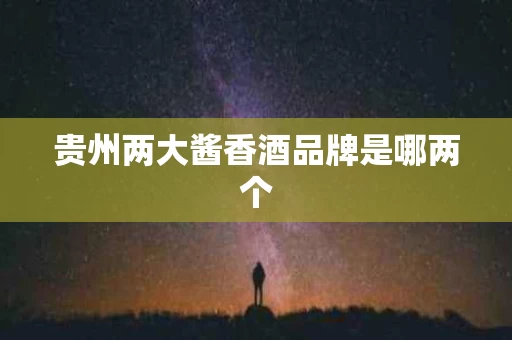 贵州两大酱香酒品牌是哪两个