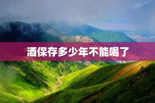 酒保存多少年不能喝了