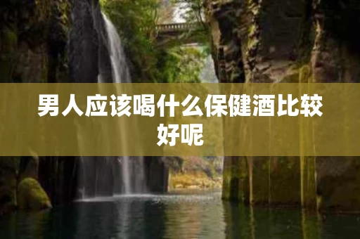 男人应该喝什么保健酒比较好呢